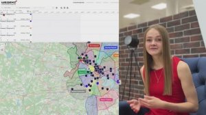 Экран планирования маршрутов - облачный сервис для управления логистикой ШЕДЕКС