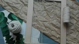 Современное ткачкство. Как натянуть нить основу для гобелена?