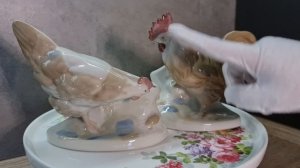 барахолка. барахолка Днепр. Обзор покупок. петух и курица городницкий фарфоровый завод ГФЗ