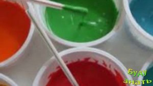 Съедобные КРАСКИ для рисования для ДЕТЕЙ делаем сами