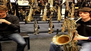 Sopranino & Bass Saxophone Duet