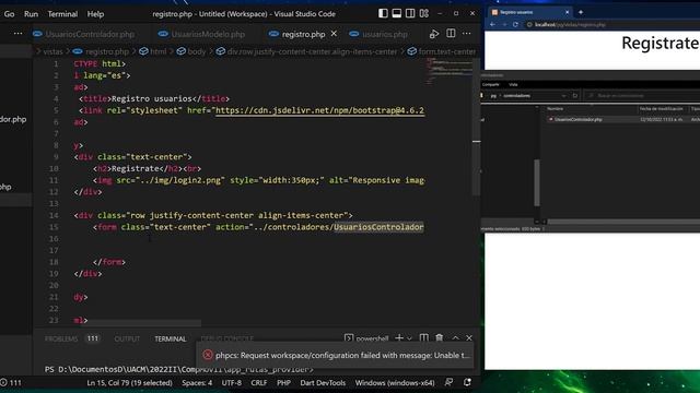 PHP Postgresql registrar usuario desde formulario HTML