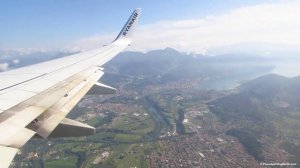 RYANAIR 737-800 (EI-FIO) Beautiful Day Landing at Milan Bergamo Airport (BGY) [Full HD]