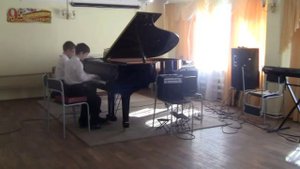А. Петров "Веселый марш" Рябов Алексей и Фильчагин Даниил г. Саратов