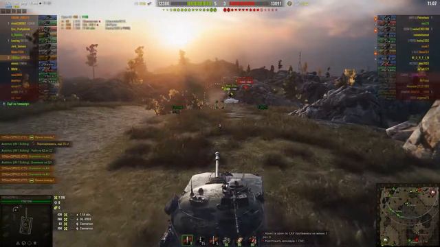 World of Tanks СТГ Гвардеец - Лучший бой на карте Карелия! смотреть онлайн