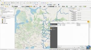 Границы кадастрового деления в QGIS