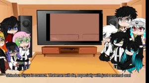 Hashiras react to DSMP|Technoblade| Part 1|