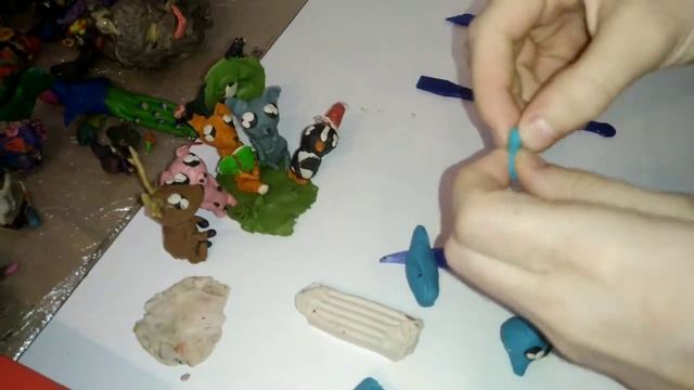 Как слепить из пластилина дельфина?? смотреть онлайн