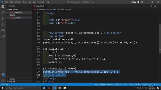 PyScript - Run Python In HTML | PyScript Tutorial | The End of Javascript? смотреть онлайн