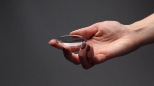 "Линза" из горного хрусталя