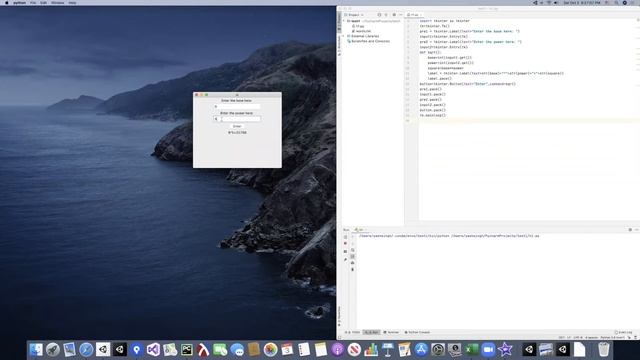 Python Exponent Calculator with Tkinter смотреть онлайн