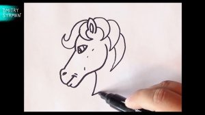 Как нарисовать пони Радугу, How to draw a pony Rainbow