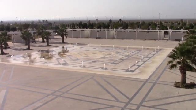 Город Тунис музыкальный фонтан в аэропорту Энфида. смотреть онлайн