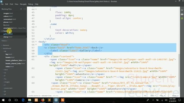 SmartPhone Design using html/css and javascript Tutorial#08 смотреть онлайн
