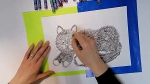Рисуем восковыми мелками
