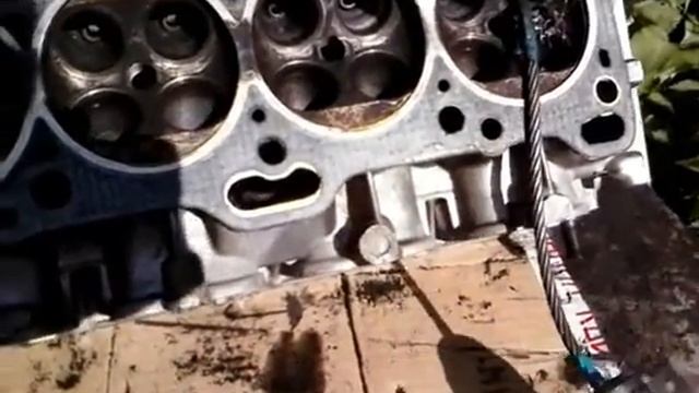 Очистка от нагара головки блока цилиндров смотреть онлайн