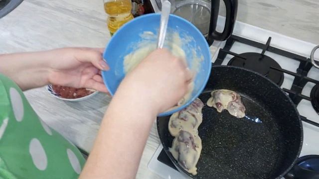 Готовим нежную печень в кляре! Супер вкусный рецепт на каждый день! смотреть онлайн
