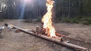 как быстро разжечь костер