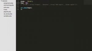 PHP Basics Lesson 08:  var dump