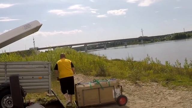 (Сделай сам) Тележка для лодочного мотора и лодки ПВХ