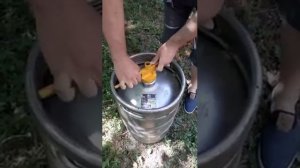 Замена фитинга на кеге