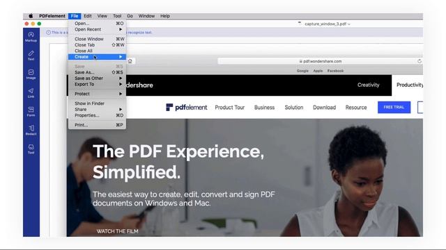 How to Convert Screenshot to PDF on Mac | PDFelement 7 смотреть онлайн