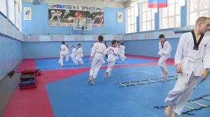 В спортивной школе олимпийского резерва №5 «Орбита» появился новый инвентарь для занятий тхэквондо