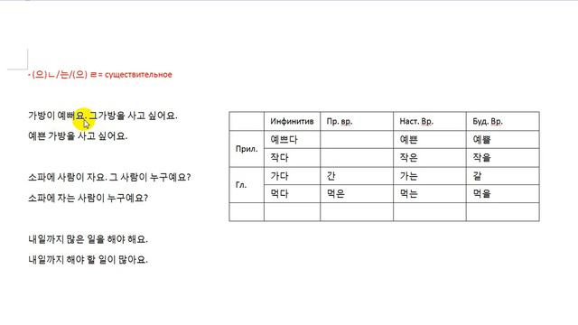 Изучаем корейский язык. Урок 104. Прил. и гл. как дополнения смотреть онлайн