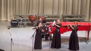 В. Сапаров "Bossa nova" для 3-х флейт и фортепиано. Партия фортепиано Анна Хиво.