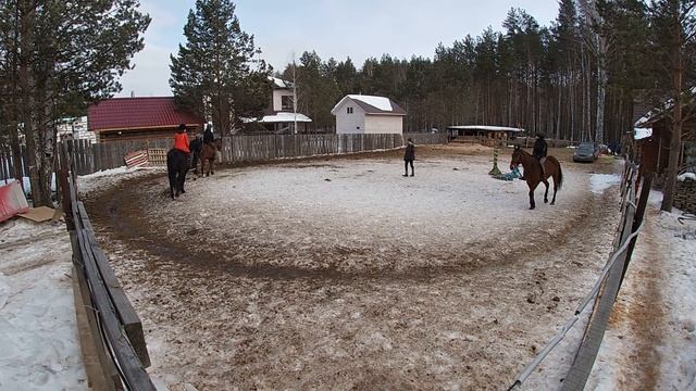 День на конюшне: Верховая езда без седла. смотреть онлайн