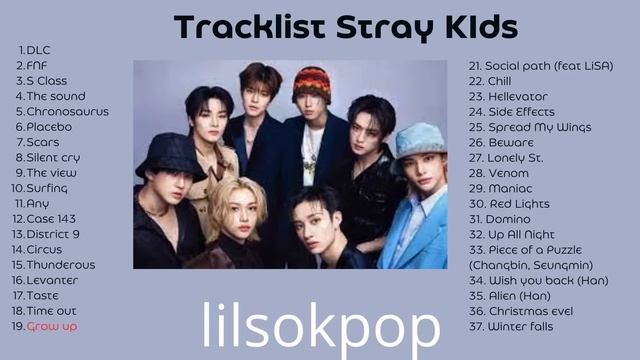 ⟦My k-pop playlist⟧ Stray Kids 스트레이키즈  ALL MY FAVORITE SONGS ❤️
