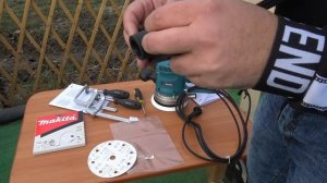 Makita BO6030 slefuitor orbital / Random Orbit Sander UNBOXING + TEST