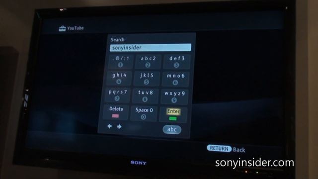 Youtube Sony Bravia Internet Widget смотреть онлайн