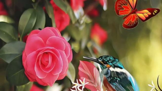 Пожелание хорошего дня! Музыкальная открытка! смотреть онлайн