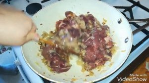 Как приготовить Оочень вкусную печень и сердце куриные???️Liver and heart