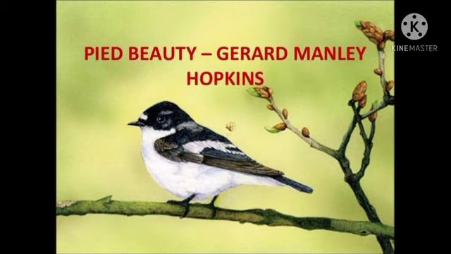 Explanation and Critical Appreciation of G.M.Hopkins' Pied Beauty by Dr. Naushad Khan