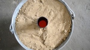 Отливка медной заготовки на молоток