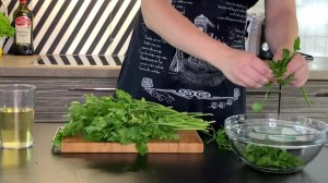 ??Как приготовить зеленое масло из ПЕТРУШКИ??