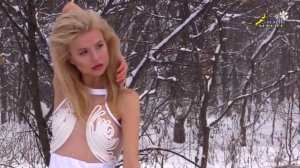 Мирослава Карпович из сериала Папины дочки, фотосессия с северным оленем