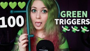 ? АСМР 99,9% ЗЕЛЕНЫХ ТРИГГЕРОВ для СНА ? ASMR GREEN TRIGGERS 99.99% of You Will SLEEP and Tingle ??
