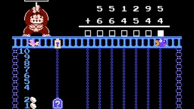 Donkey Kong Jr. Math - Nes Playthrough смотреть онлайн