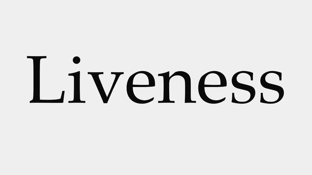 How to Pronounce Liveness смотреть онлайн