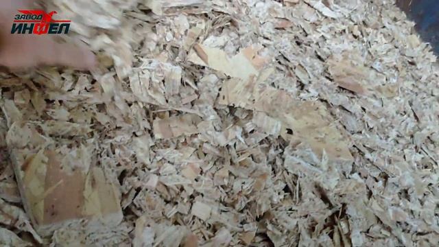 SRUB-600 как дробилка фанеры и OSB (ОСБ)
