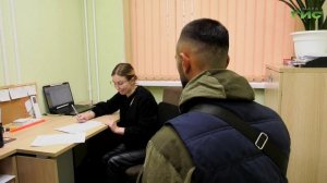 В Самаре на улице Ленинской продолжает свою работу пункт отбора на военную службу по контракту