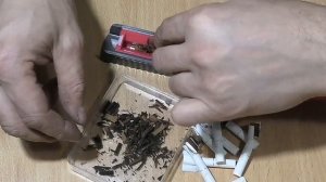Изготовление сигарет из использованных стиков Heets