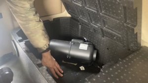 Установка отопителя. Планар 4дм