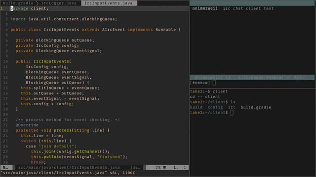 Software Development Environment (i3 + neovim + gradle + plantuml)
