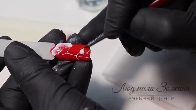 Обучающее видео - дизайн ногтей Трафарет смотреть онлайн