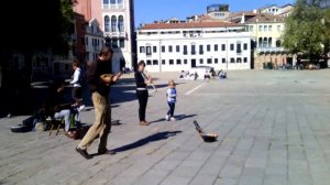 Venezia...Прогулки по Венеции....уличные музыканты