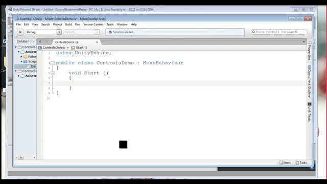 C# break Statement | C# continue Statement | How to optimize memory in C# - Unity C# Scripting 27